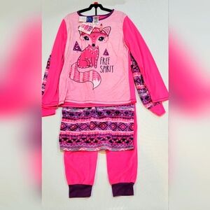 New w/ Tags. St Eve Girls 3 Piece Boho Sleep Set.  Size 14/16